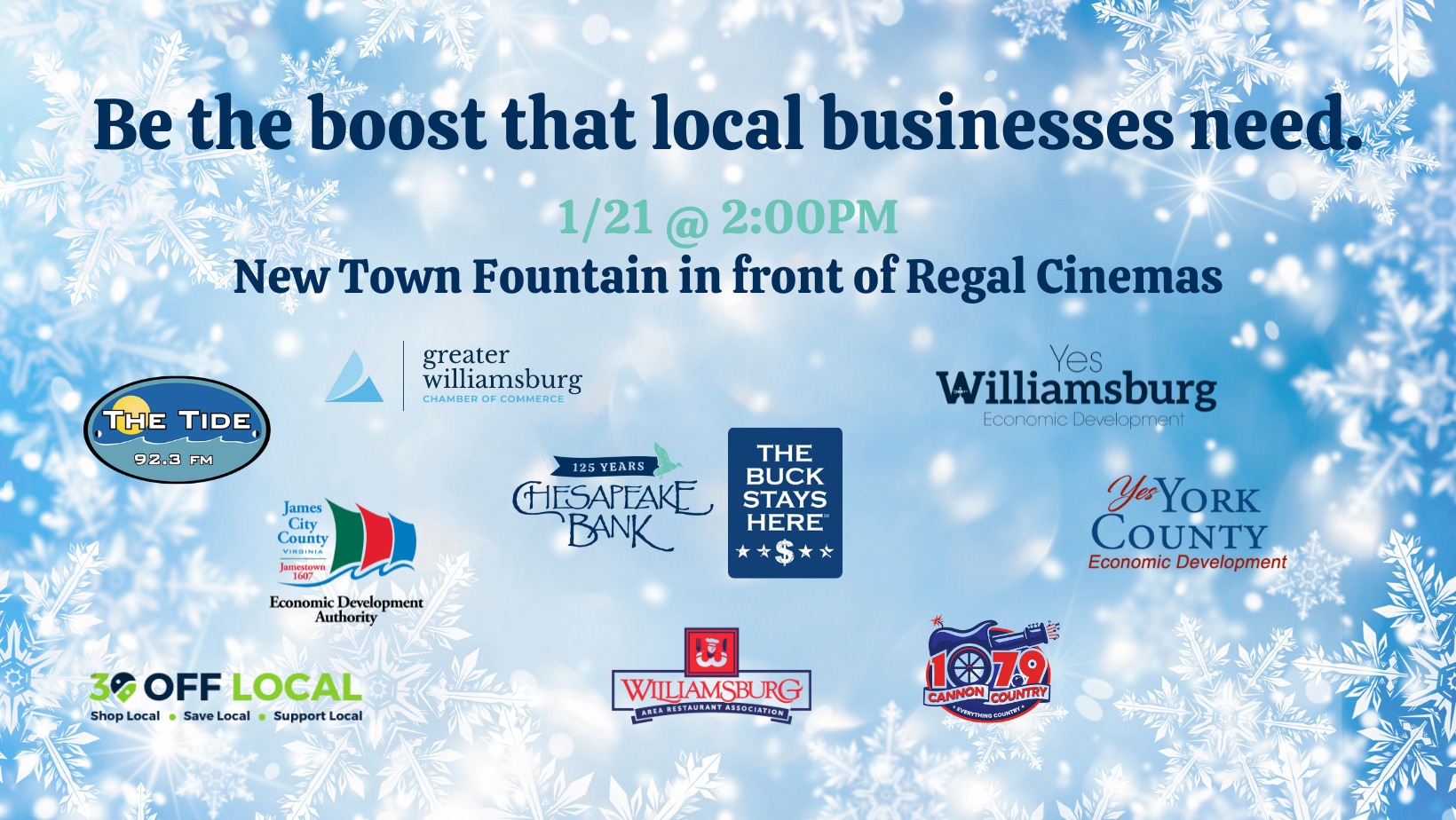 The Buck Stays Here Boost Event 1/21