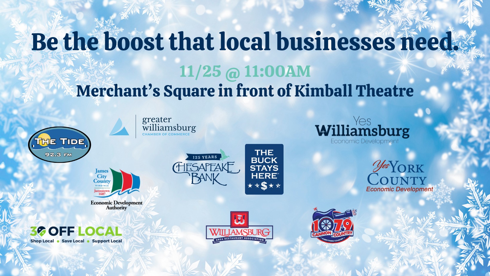 The Buck Stays Here Boost Event 11/25